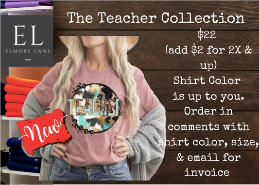 Western-Style Teacher shirt