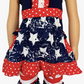 Big Girls 4th of July Dress & Capri Summer Clothes Sz 8