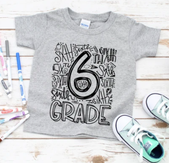 6th Grade Level Shirt